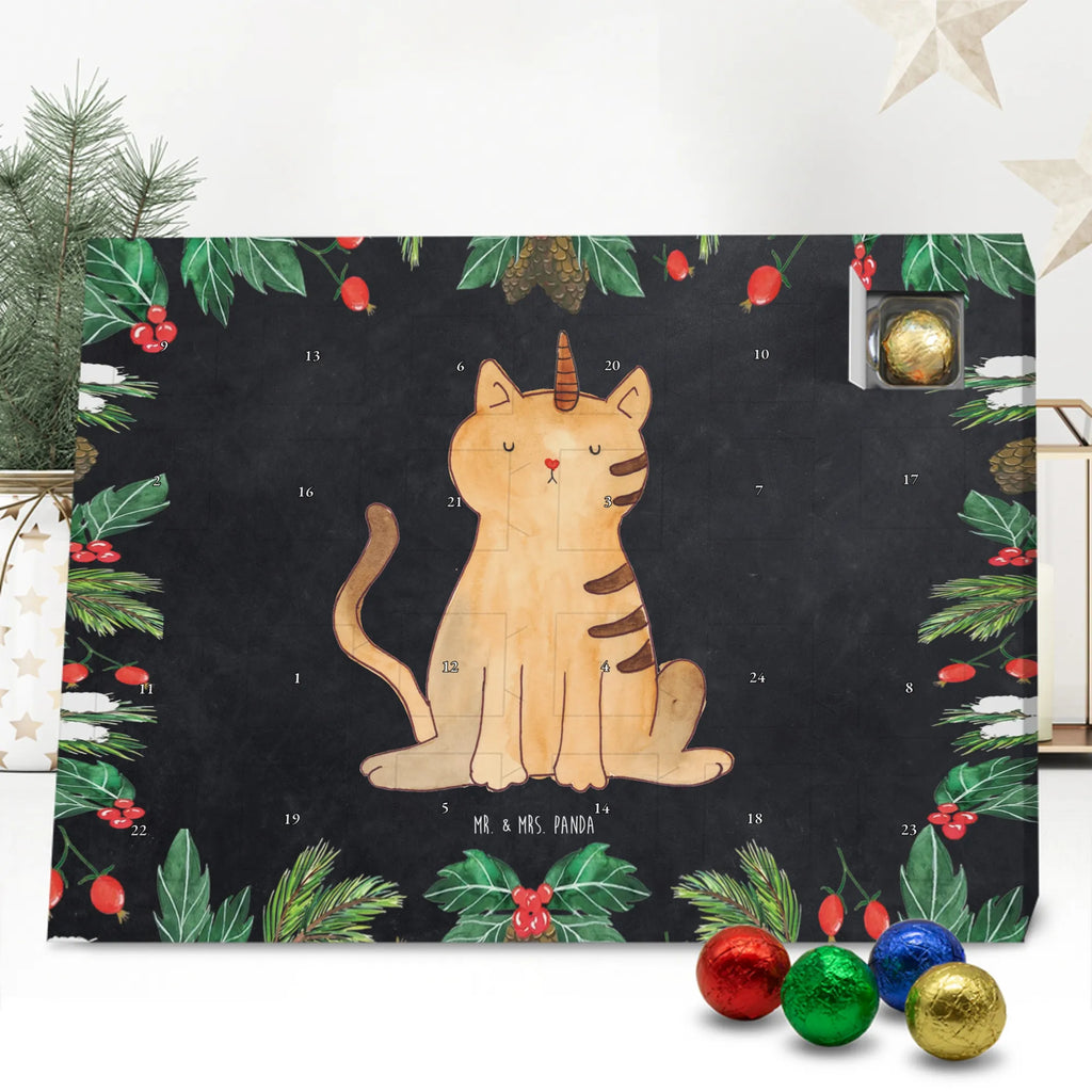 Chocolate advent calendar unicorn Cat Kittycorn, cat gift, cat present, Rainbow, Kitty, cat lover