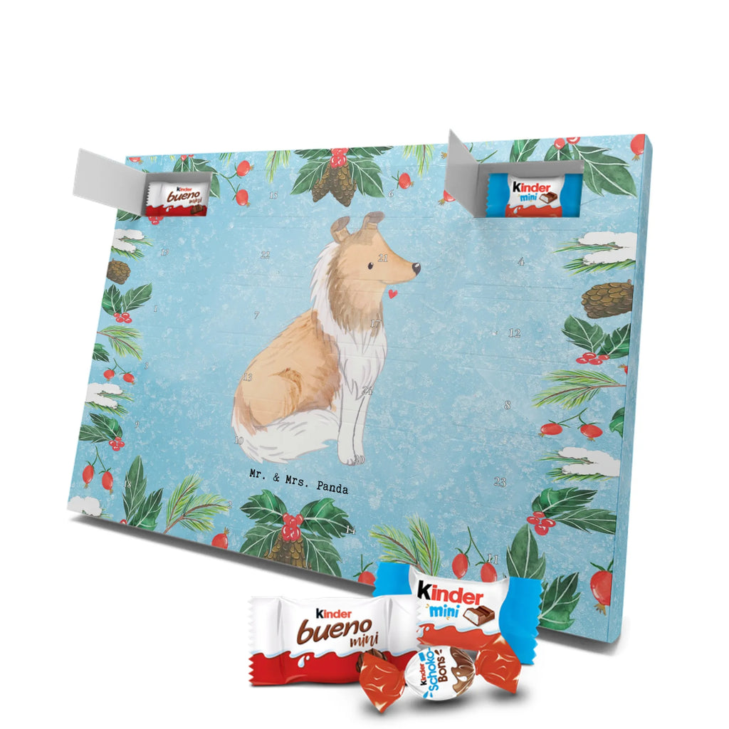 Chocolate advent calendar Long-haired Collie Moment puppy, dog owner, purebred dog, dog breed, giving, animal lover, gift