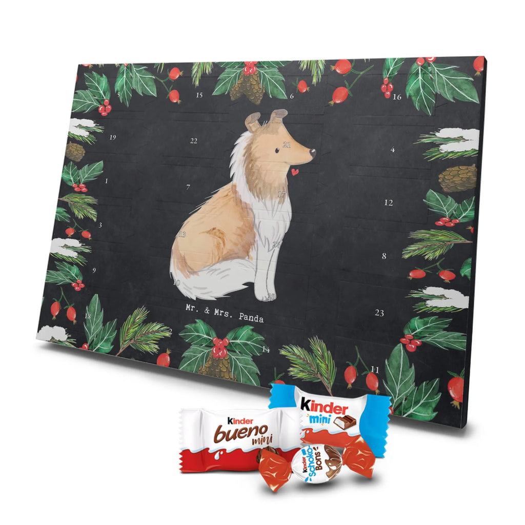 Chocolate advent calendar Long-haired Collie Moment puppy, dog owner, purebred dog, dog breed, giving, animal lover, gift