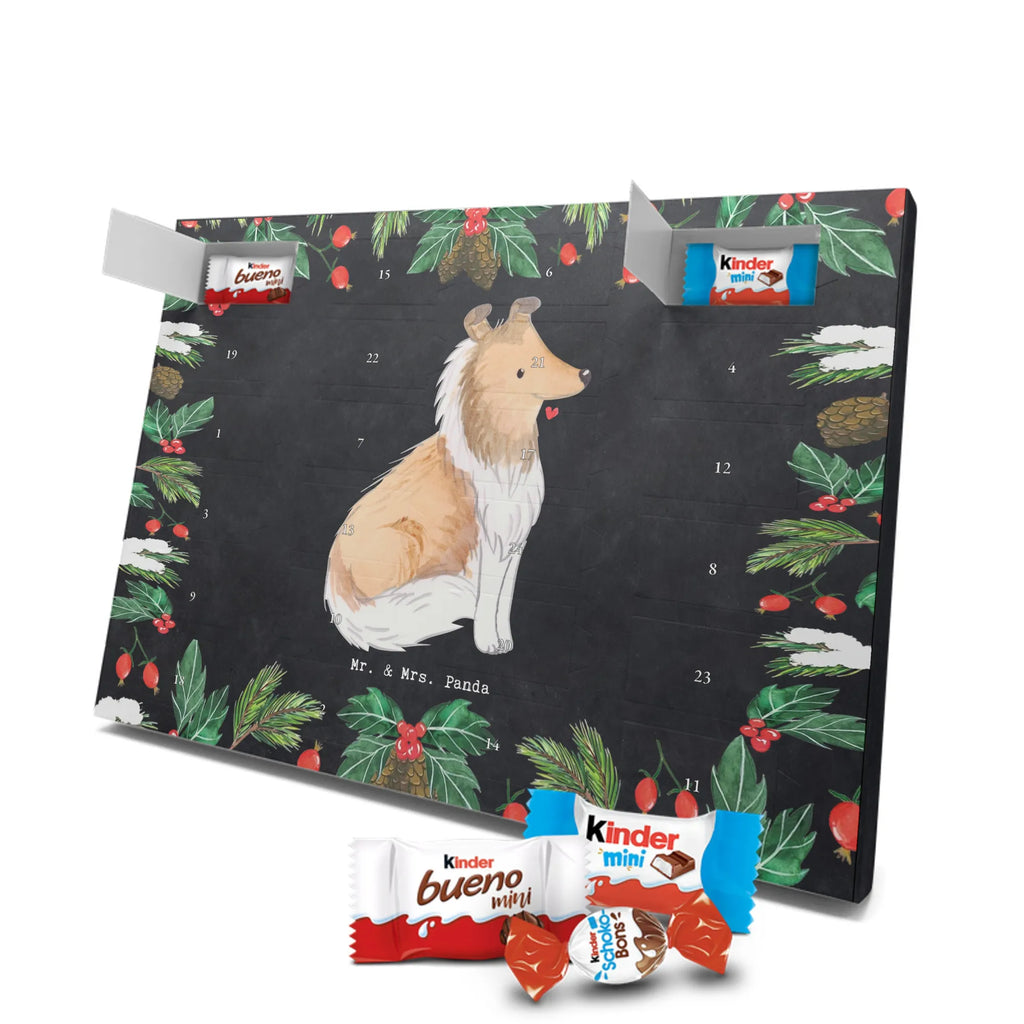 Chocolate advent calendar Long-haired Collie Moment puppy, dog owner, purebred dog, dog breed, giving, animal lover, gift