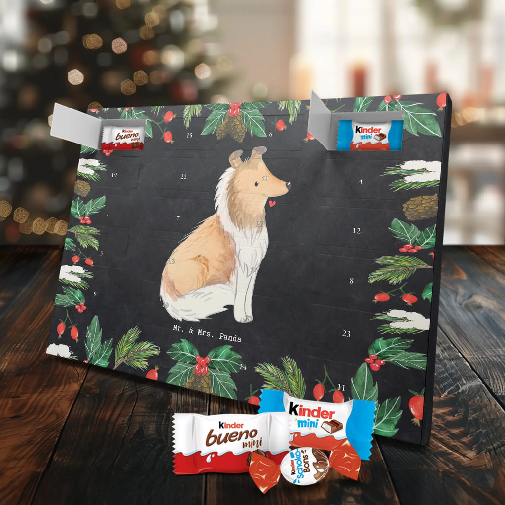 Chocolate advent calendar Long-haired Collie Moment puppy, dog owner, purebred dog, dog breed, giving, animal lover, gift