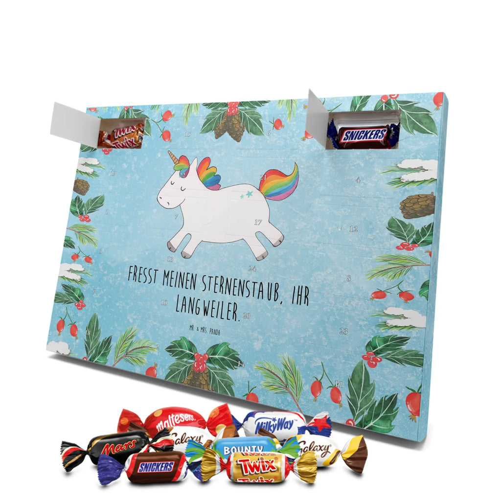 Chocolate advent calendar unicorn happy joy of life, fun, cheerful, joy
