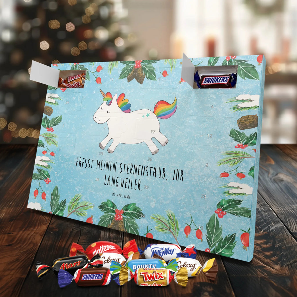 Chocolate advent calendar unicorn happy joy of life, fun, cheerful, joy