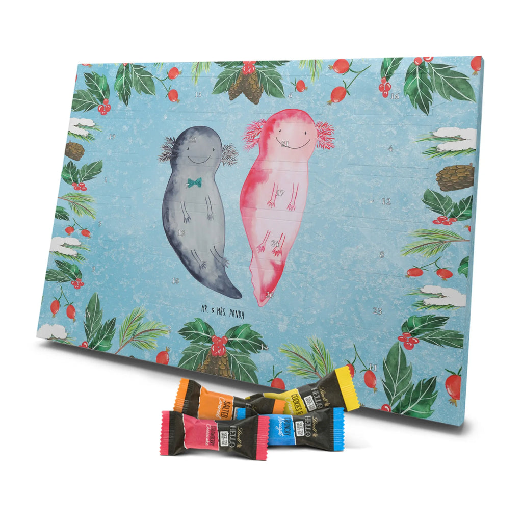 Chocolate advent calendar axolotl Girlfriend Mexican walking fish, Axelotl, marine animals, salamander, amphibian, husband, valentine's day, great love, friend, tail, fiancé, anniversary, proof of love