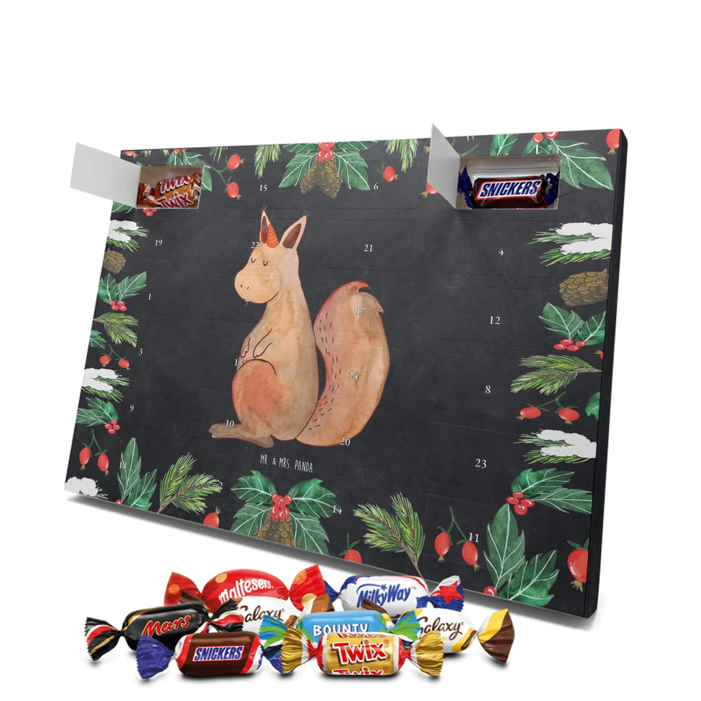 Chocolate advent calendar unicorn Believe squirrel
