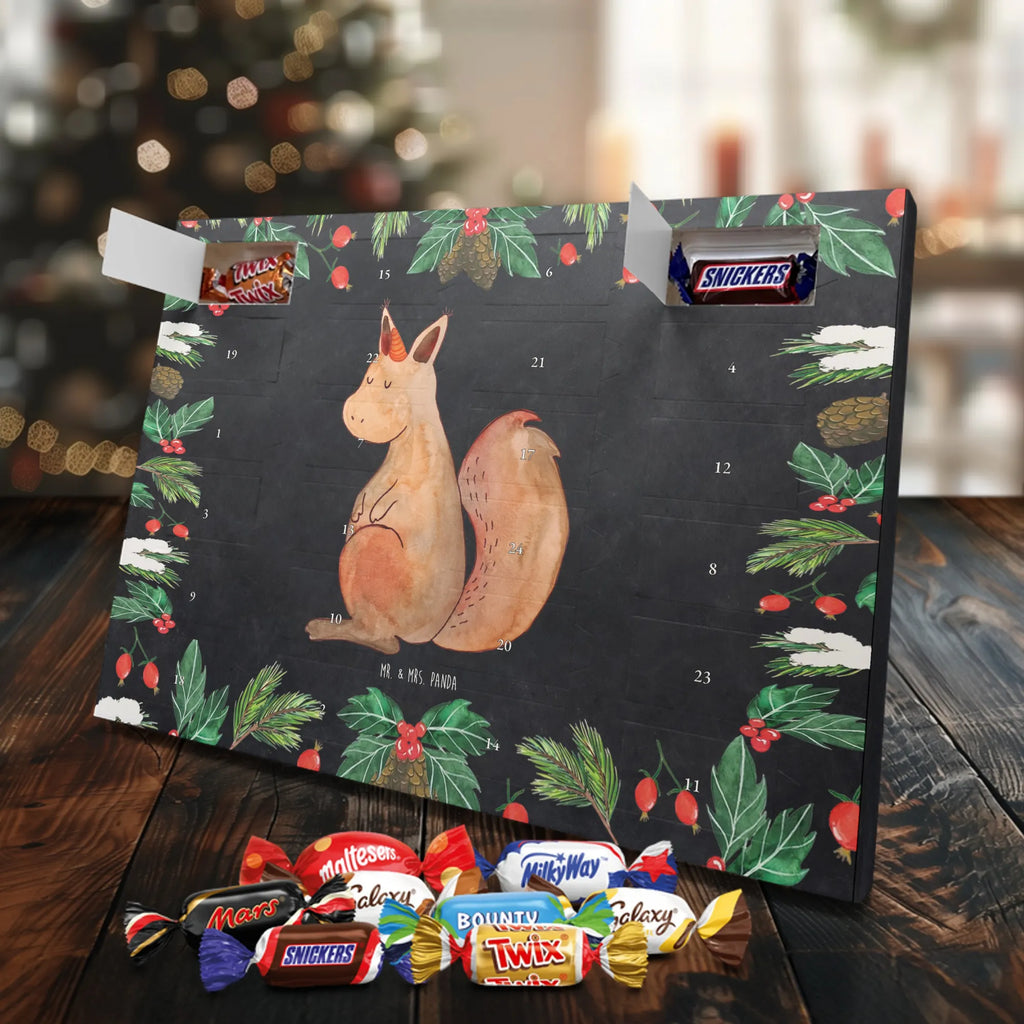 Chocolate advent calendar unicorn Believe squirrel