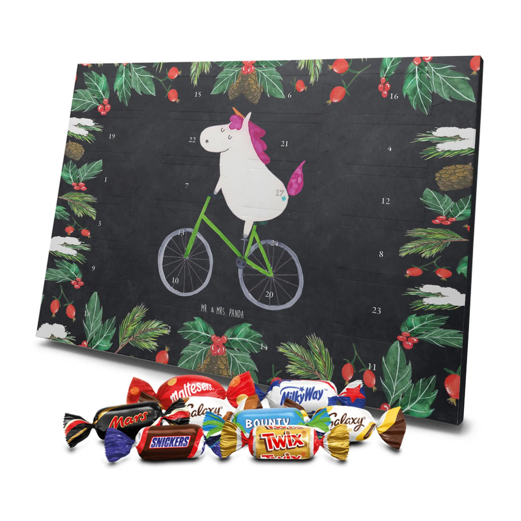 Chocolate advent calendar unicorn cyclist wheel, luxury problem, love affliction, confetti, fairy dust, cycling, cyclist gift, present, grief