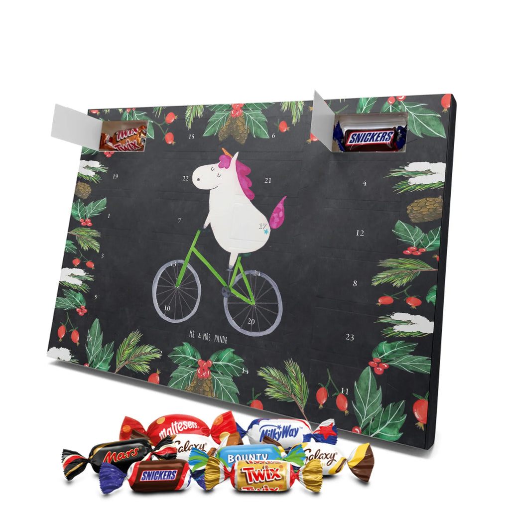 Chocolate advent calendar unicorn cyclist wheel, luxury problem, love affliction, confetti, fairy dust, cycling, cyclist gift, present, grief