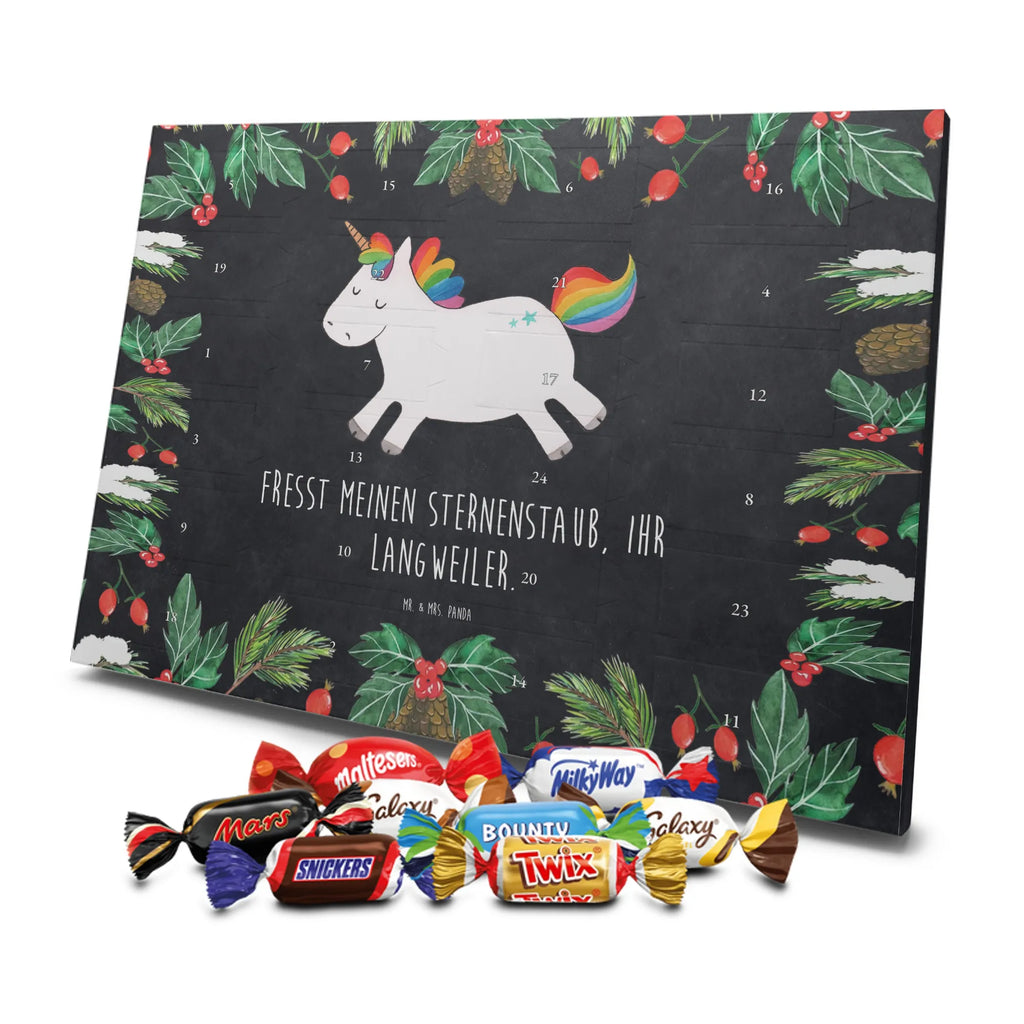 Chocolate advent calendar unicorn happy joy of life, fun, cheerful, joy