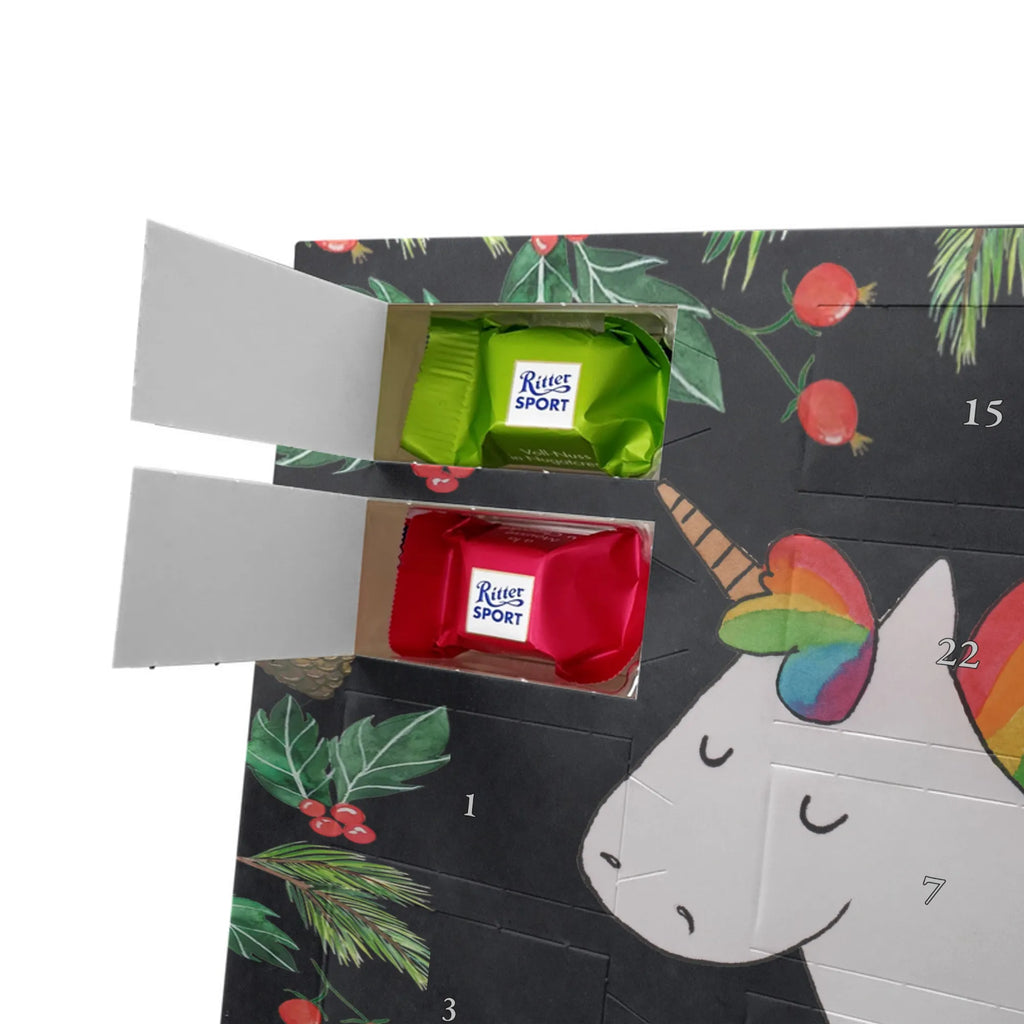 Chocolate advent calendar unicorn happy joy of life, fun, cheerful, joy
