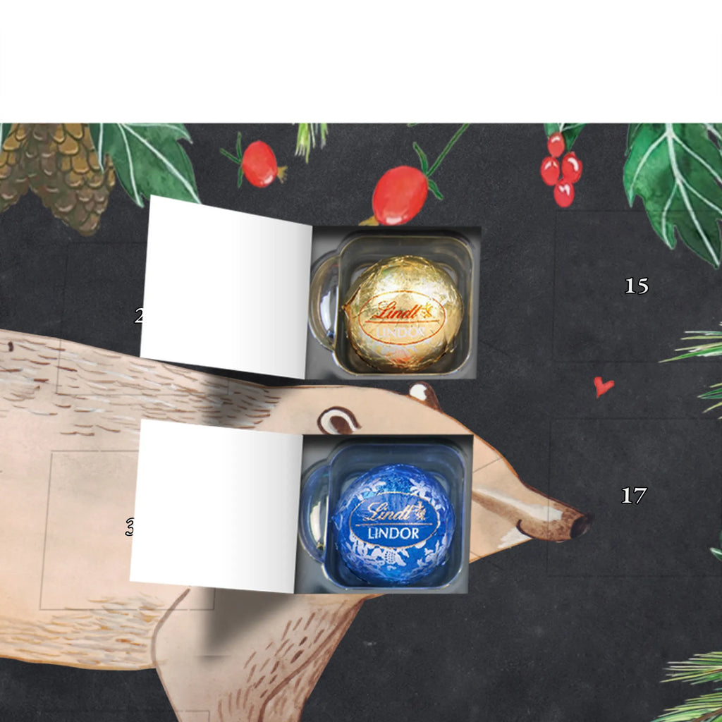 Chocolate advent calendar Coati gift ideas, gifts, small animals, good mood, cute, funny sayings, cute animal motives, hand drawn, special gifts, card, animal lover, Nose bear, trunk bear