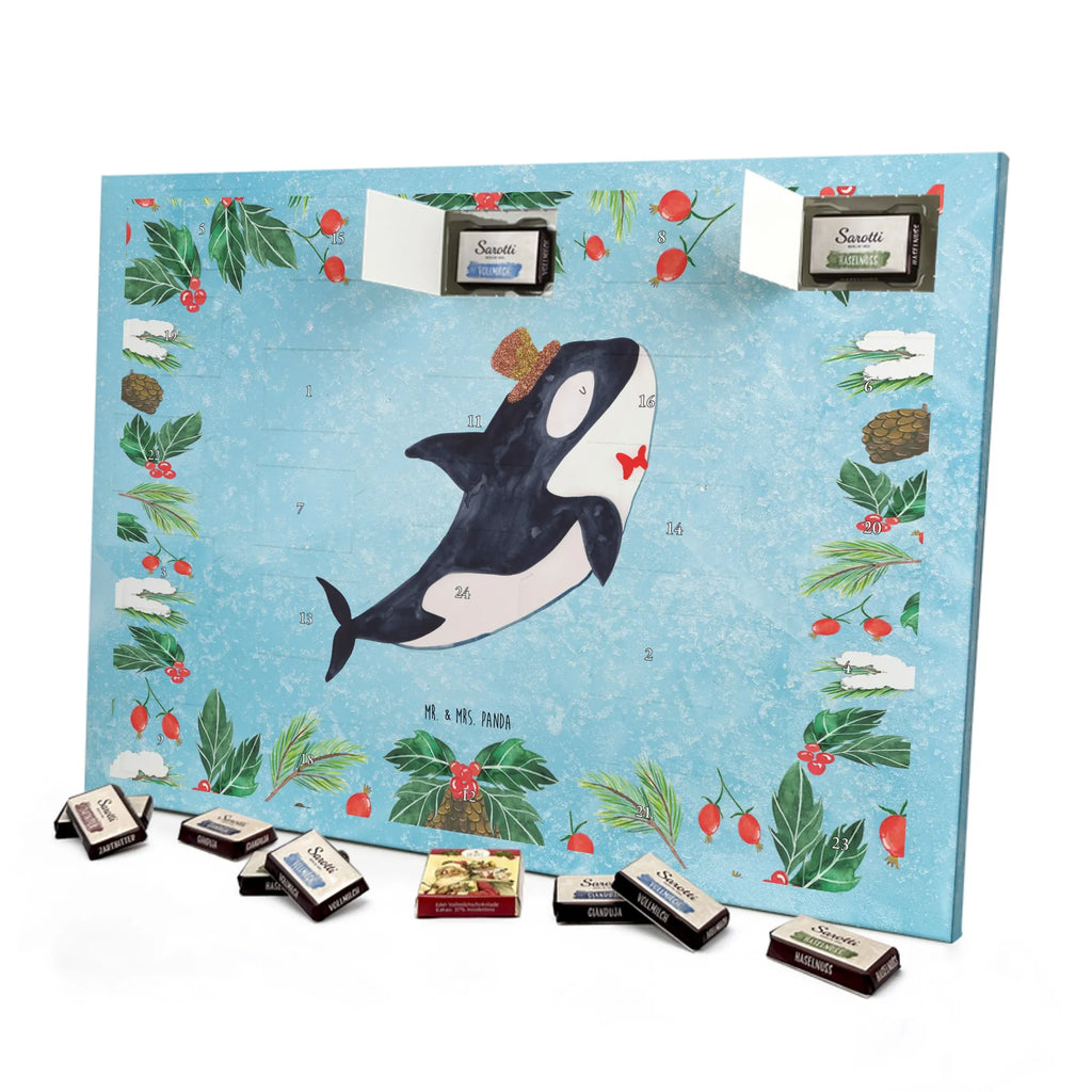 Chocolate advent calendar orca cylinder manatee, vacation, aquatic animals, deep sea, underwater animals, seafood fans, underwater world, seafood posters, seafood decoration, whale, reef, water world, lobster, sea urchin, gift ideas, shrimp, narwhal, corals, gifts for seafood lovers, platypus, crocodile, shells, Seafood, ocean, feast, congratulations, celebration, confetti, birthday