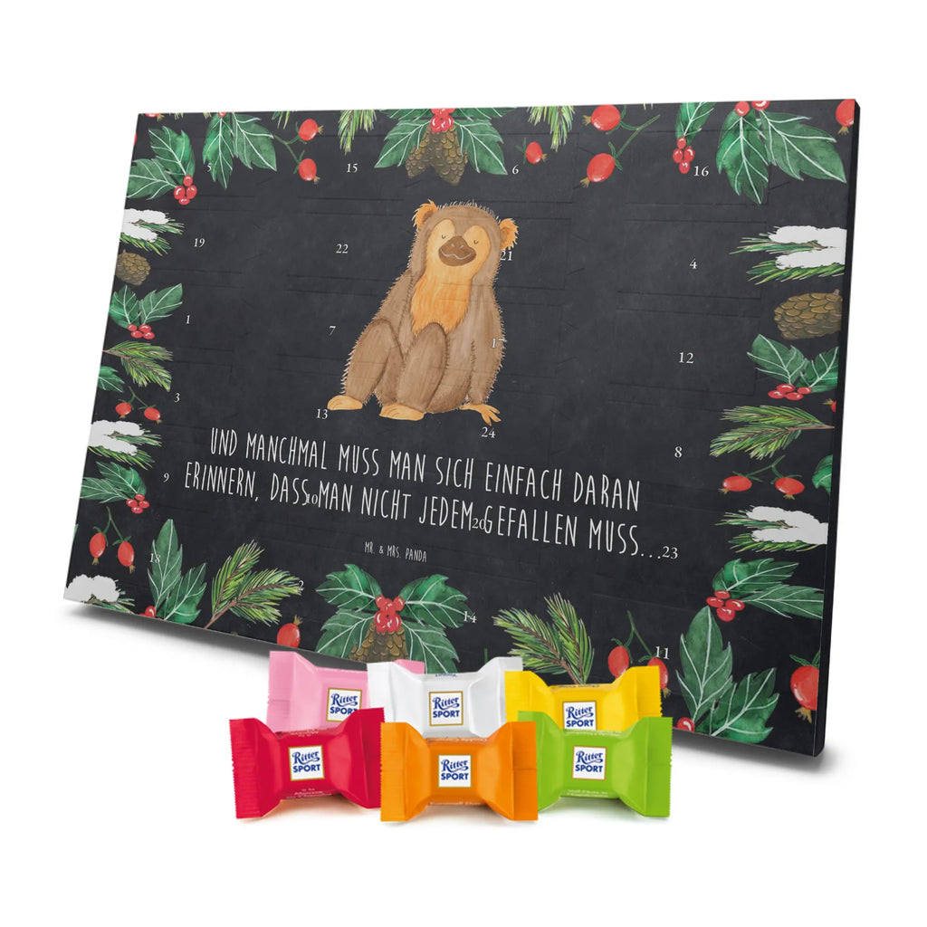 Chocolate advent calendar Monkey Africa, monkey, self-confidence, respect, self-esteem, self-love, monkeys