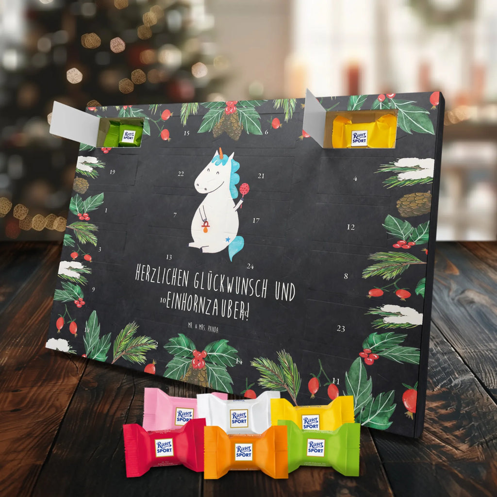 Chocolate advent calendar unicorn infant mother, offspring, first child, baby happiness, birthday, birth present, parents, birth gift, birth