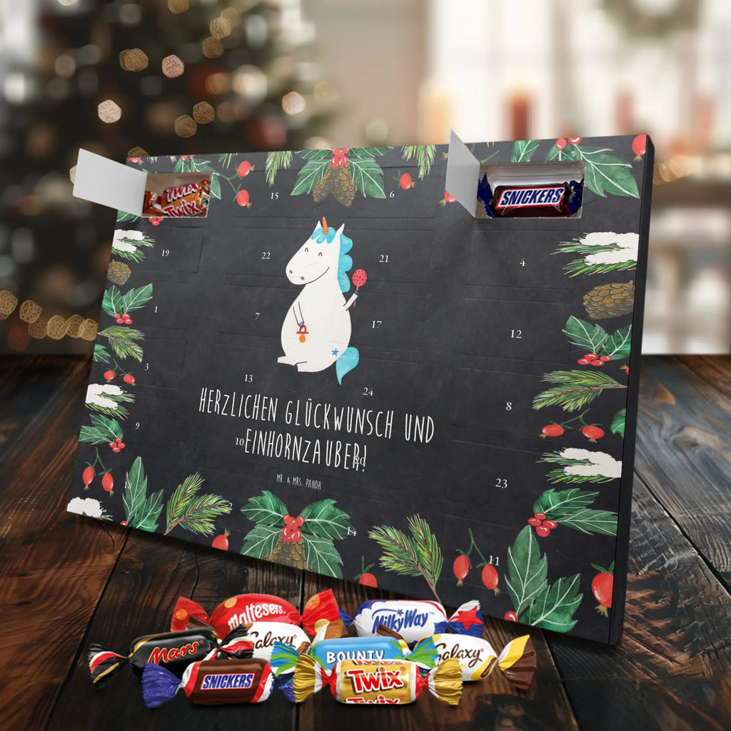 Chocolate advent calendar unicorn infant mother, offspring, first child, baby happiness, birthday, birth present, parents, birth gift, birth