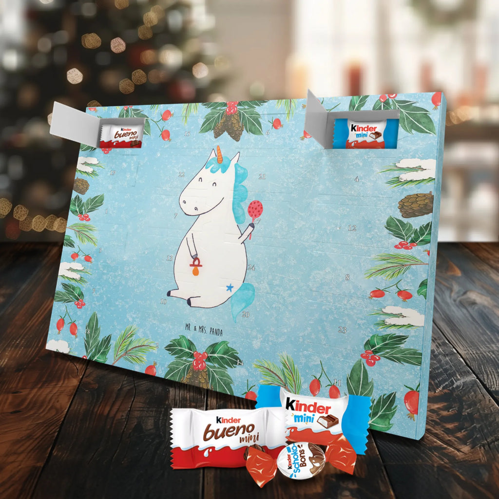 Chocolate advent calendar unicorn infant mother, offspring, first child, baby happiness, birthday, birth present, parents, birth gift, birth