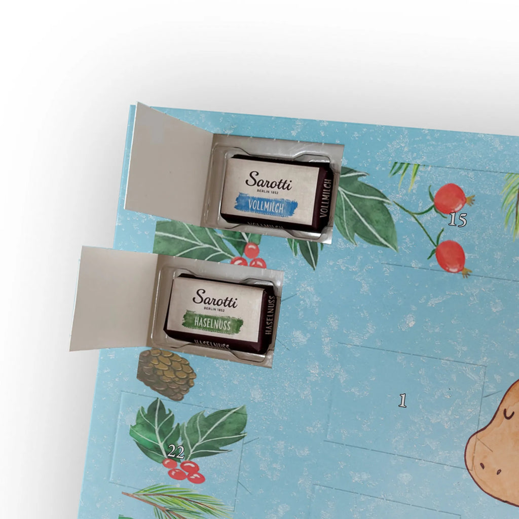 Chocolate advent calendar unicorn Believe squirrel