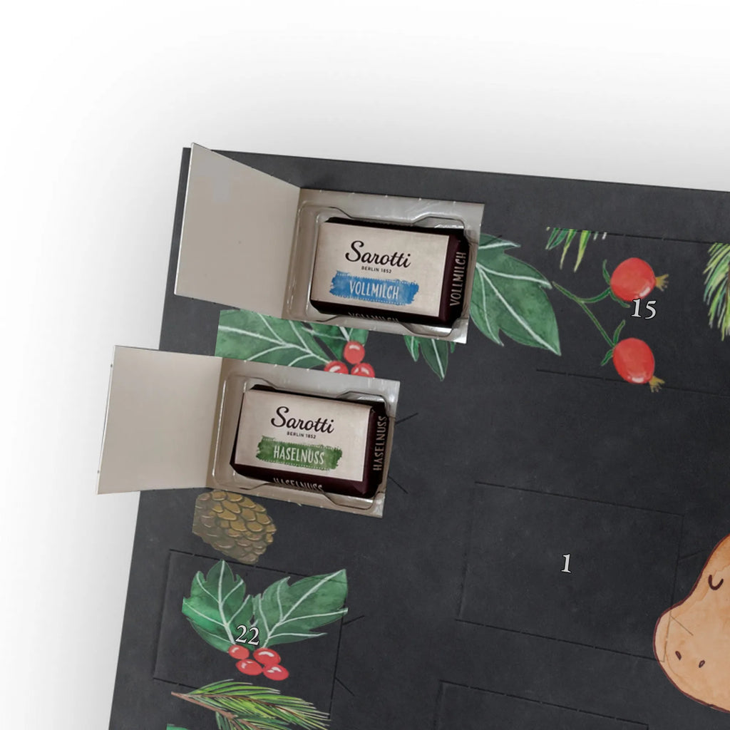 Chocolate advent calendar unicorn Believe squirrel