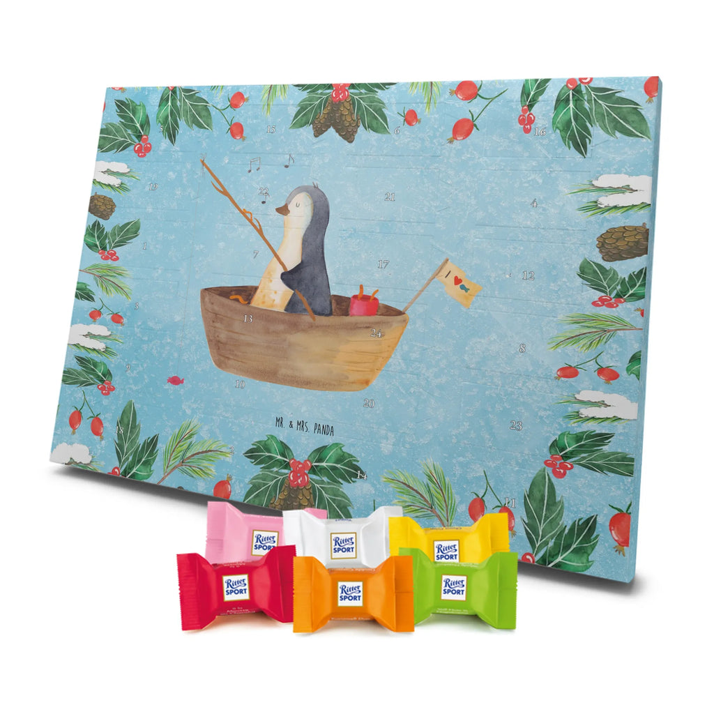 Chocolate advent calendar Penguin fishing boat North Pole, Penguins, divorce, love of life, separation, boat, enjoy, fishing boat, penguins, new beginning, fishing, gift idea heartache, new start