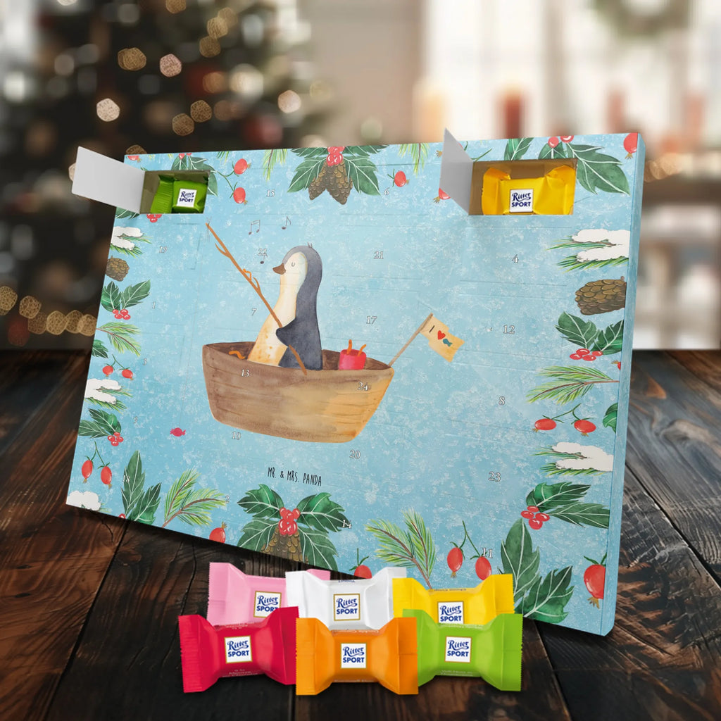 Chocolate advent calendar Penguin fishing boat North Pole, Penguins, divorce, love of life, separation, boat, enjoy, fishing boat, penguins, new beginning, fishing, gift idea heartache, new start