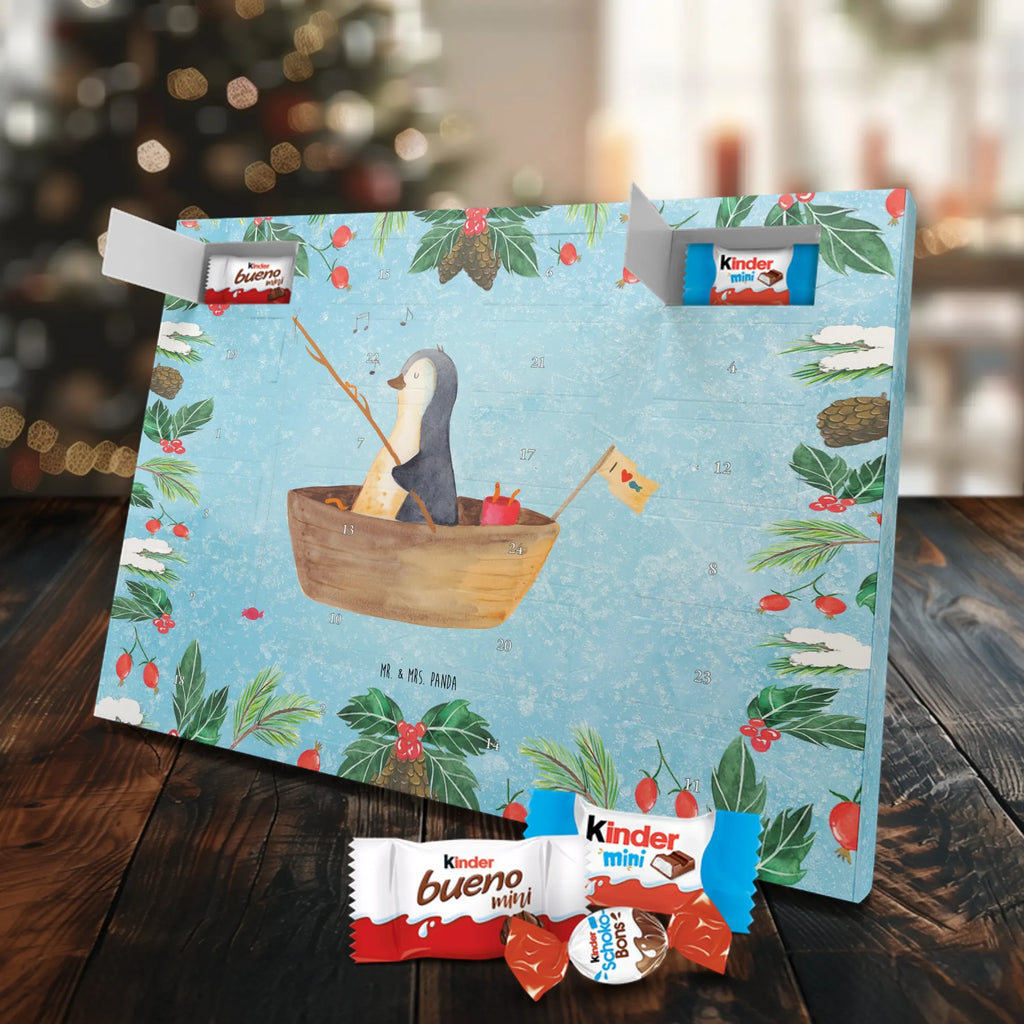 Chocolate advent calendar Penguin fishing boat North Pole, Penguins, divorce, love of life, separation, boat, enjoy, fishing boat, penguins, new beginning, fishing, gift idea heartache, new start
