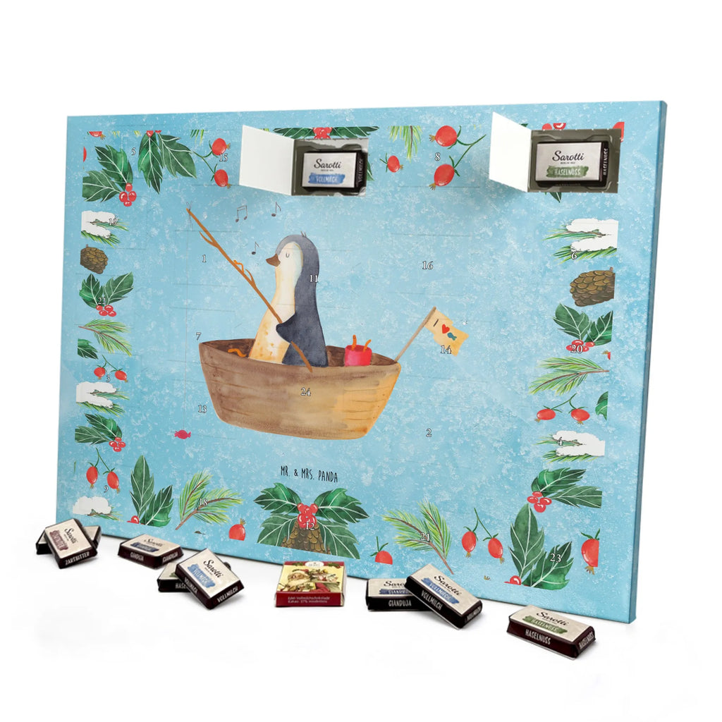 Chocolate advent calendar Penguin fishing boat North Pole, Penguins, divorce, love of life, separation, boat, enjoy, fishing boat, penguins, new beginning, fishing, gift idea heartache, new start