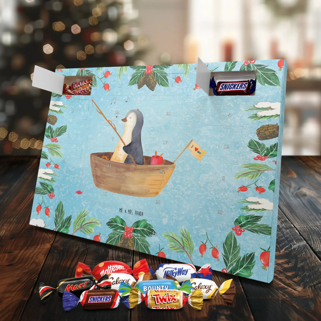 Chocolate advent calendar Penguin fishing boat North Pole, Penguins, divorce, love of life, separation, boat, enjoy, fishing boat, penguins, new beginning, fishing, gift idea heartache, new start