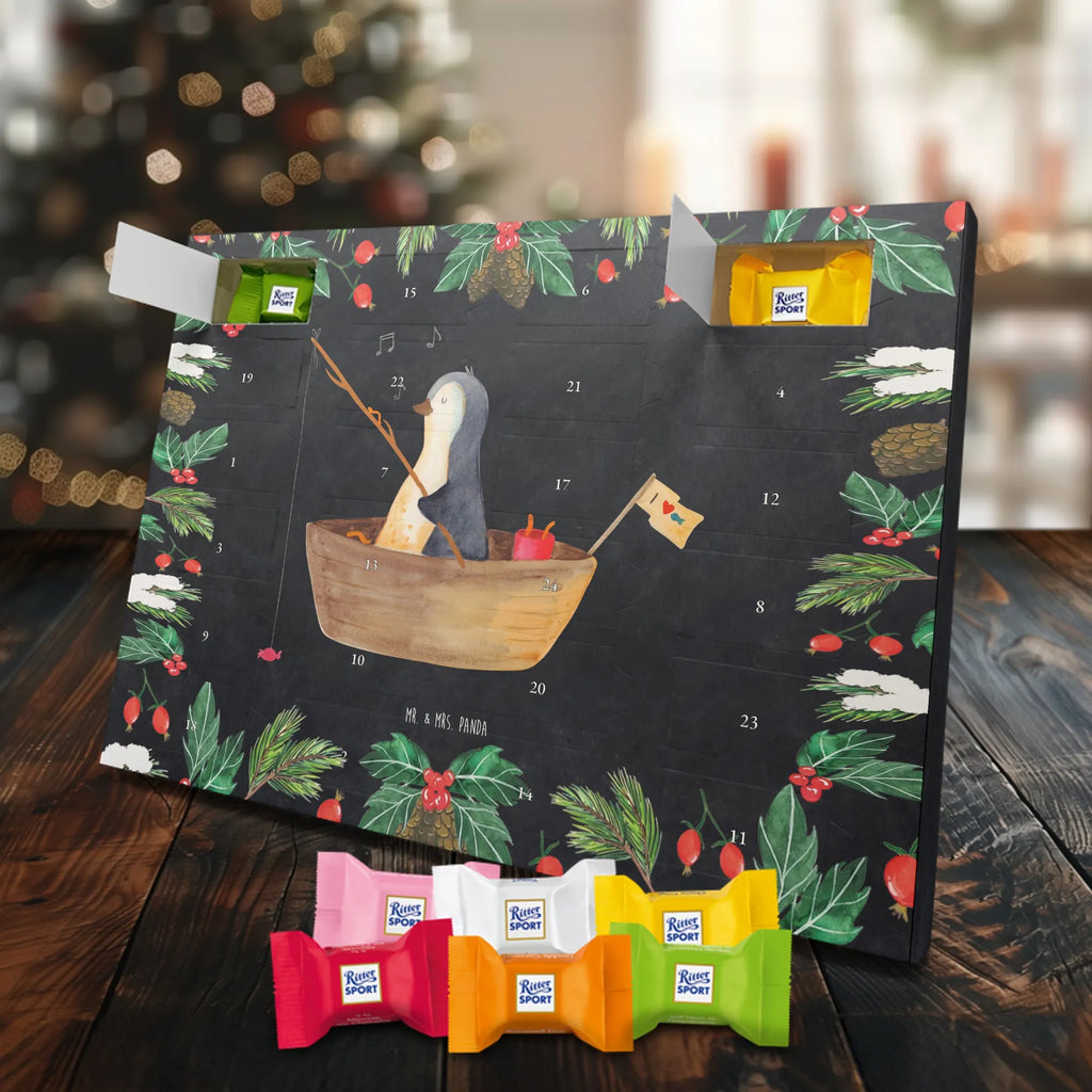 Chocolate advent calendar Penguin fishing boat North Pole, Penguins, divorce, love of life, separation, boat, enjoy, fishing boat, penguins, new beginning, fishing, gift idea heartache, new start