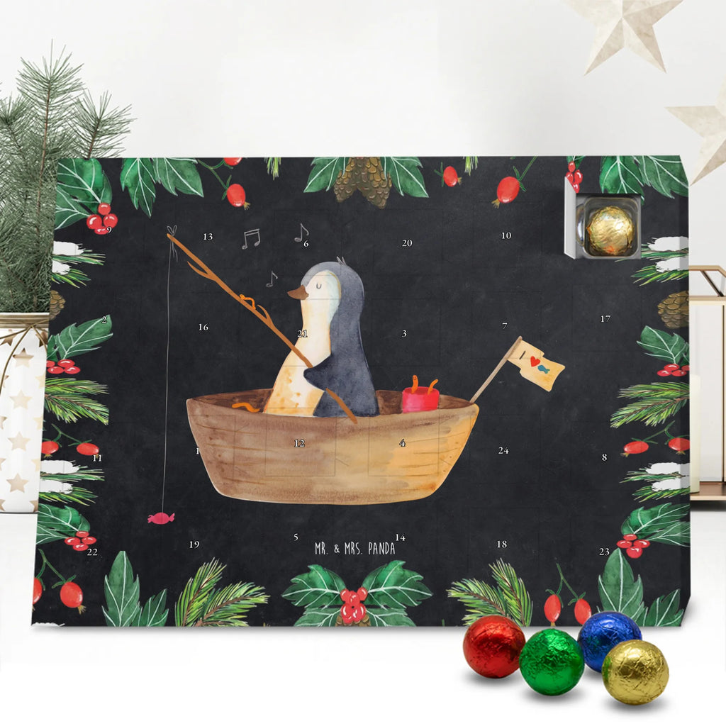 Chocolate advent calendar Penguin fishing boat North Pole, Penguins, divorce, love of life, separation, boat, enjoy, fishing boat, penguins, new beginning, fishing, gift idea heartache, new start