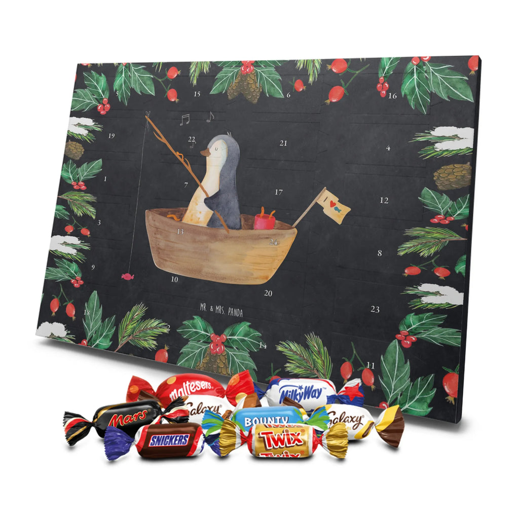 Chocolate advent calendar Penguin fishing boat North Pole, Penguins, divorce, love of life, separation, boat, enjoy, fishing boat, penguins, new beginning, fishing, gift idea heartache, new start