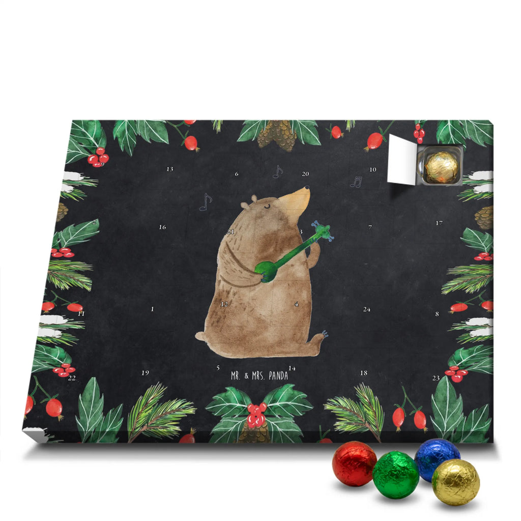 Chocolate advent calendar bear song cuddly toy, teddy bear, gift, saying, heart, woman, love song, girlfriend