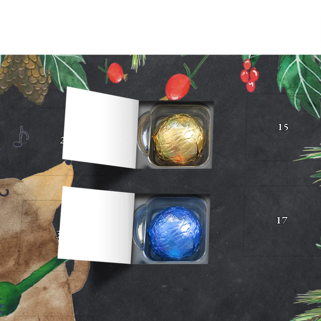 Chocolate advent calendar bear song cuddly toy, teddy bear, gift, saying, heart, woman, love song, girlfriend