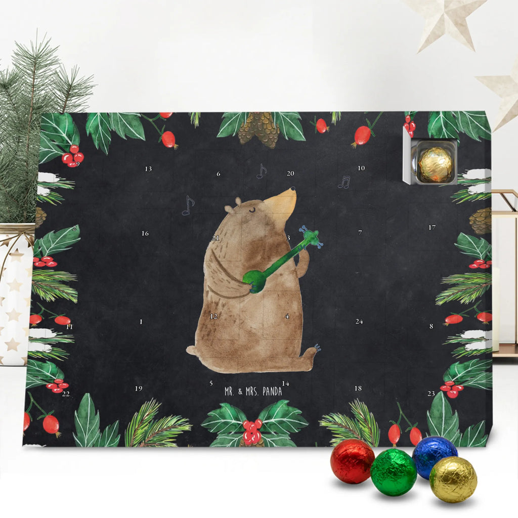 Chocolate advent calendar bear song cuddly toy, teddy bear, gift, saying, heart, woman, love song, girlfriend