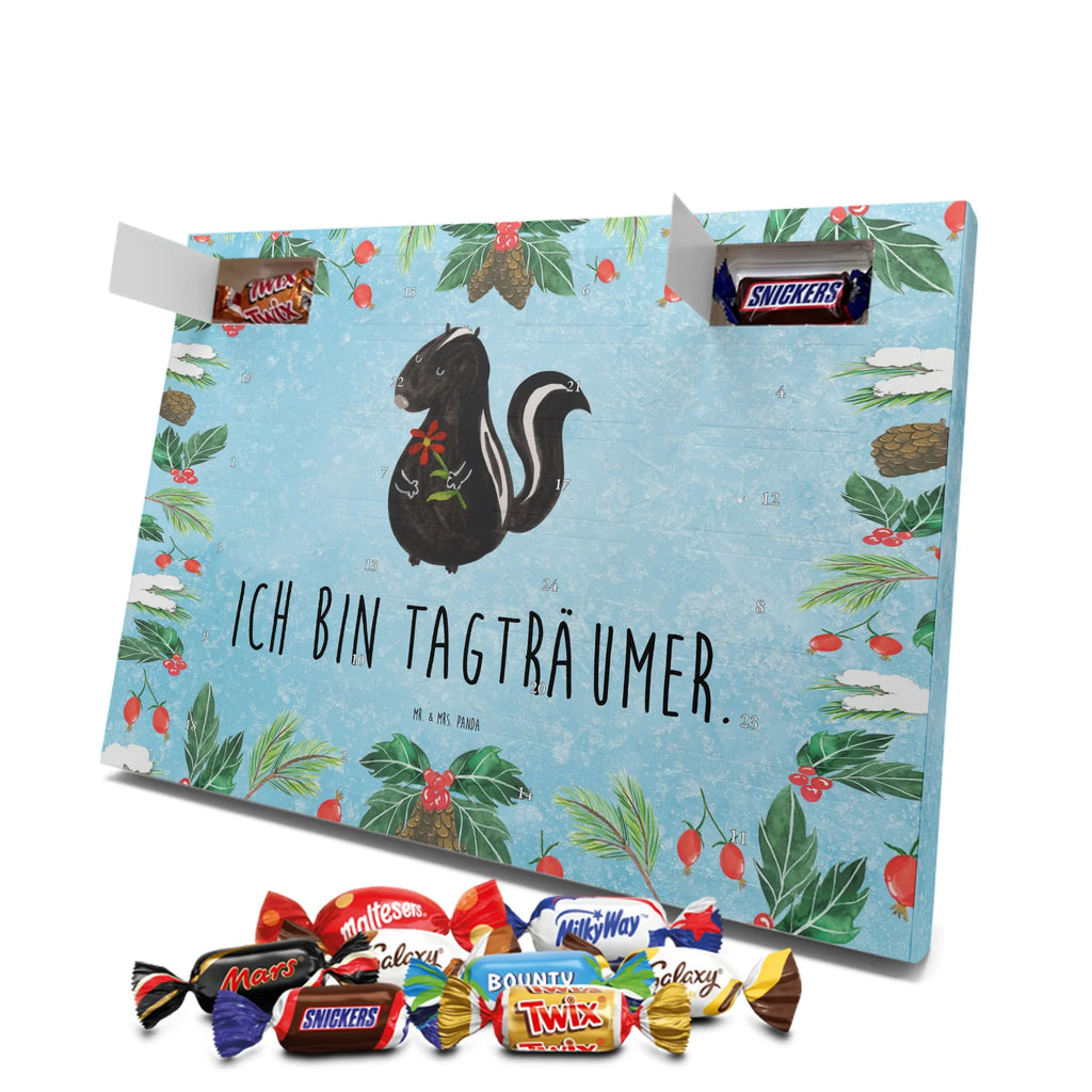 Chocolate advent calendar skunk flower wild animal, daydreamer, predator, dreamy, stink