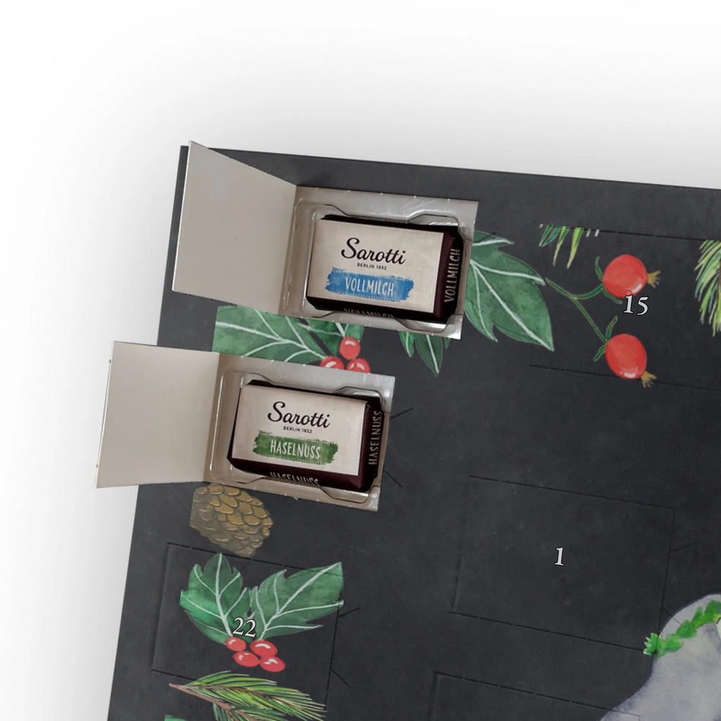 Chocolate advent calendar Penguin with child Father's Day, Mother's Day, Mummy, Birthday, Mother, Gift