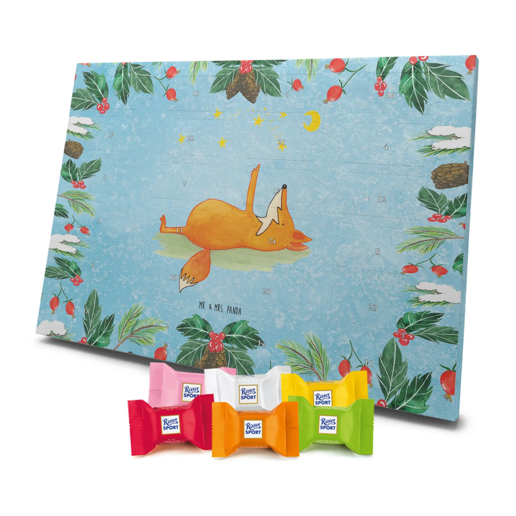 Chocolate advent calendar Fox Stars forest wildlife, clever as a fox, foxes, animal lover, Romance, Saying positive, words of consolation, Saying beautiful