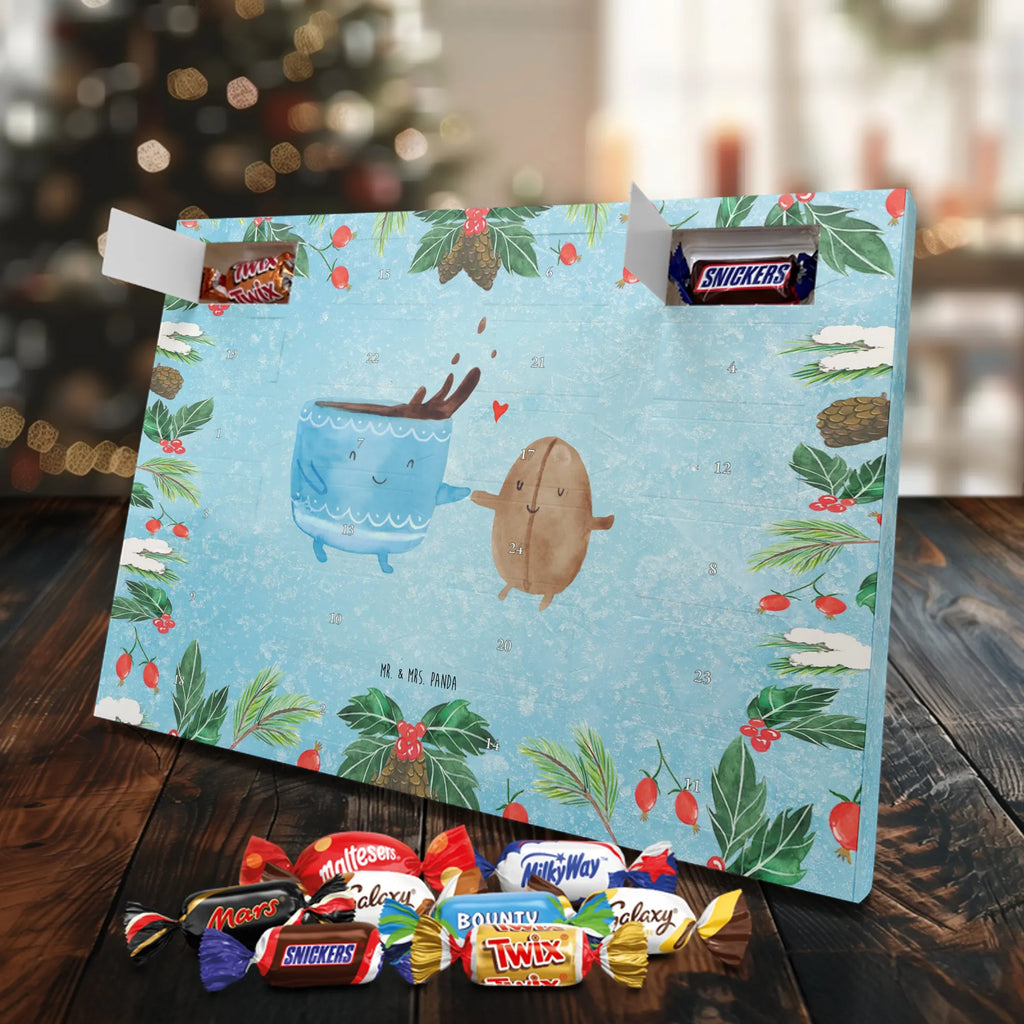 Chocolate advent calendar Coffee Bean gift ideas, gifts, small animals, good mood, cute, funny sayings, cute animal motives, hand drawn, special gifts, card, animal lover, pleasure, coffee bean, satisfaction