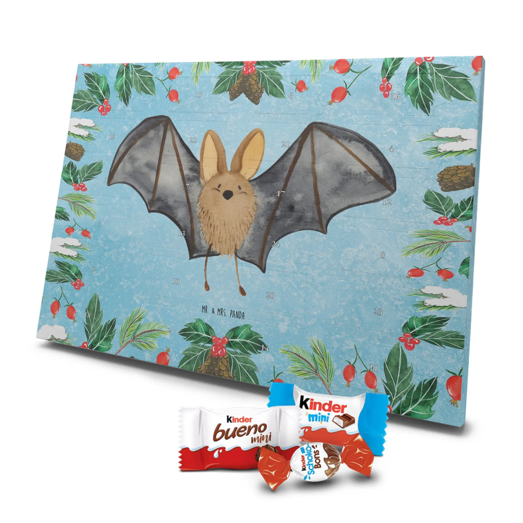 Chocolate advent calendar bat wing gift ideas, gifts, small animals, good mood, cute, funny sayings, cute animal motives, hand drawn, special gifts, card, animal lover