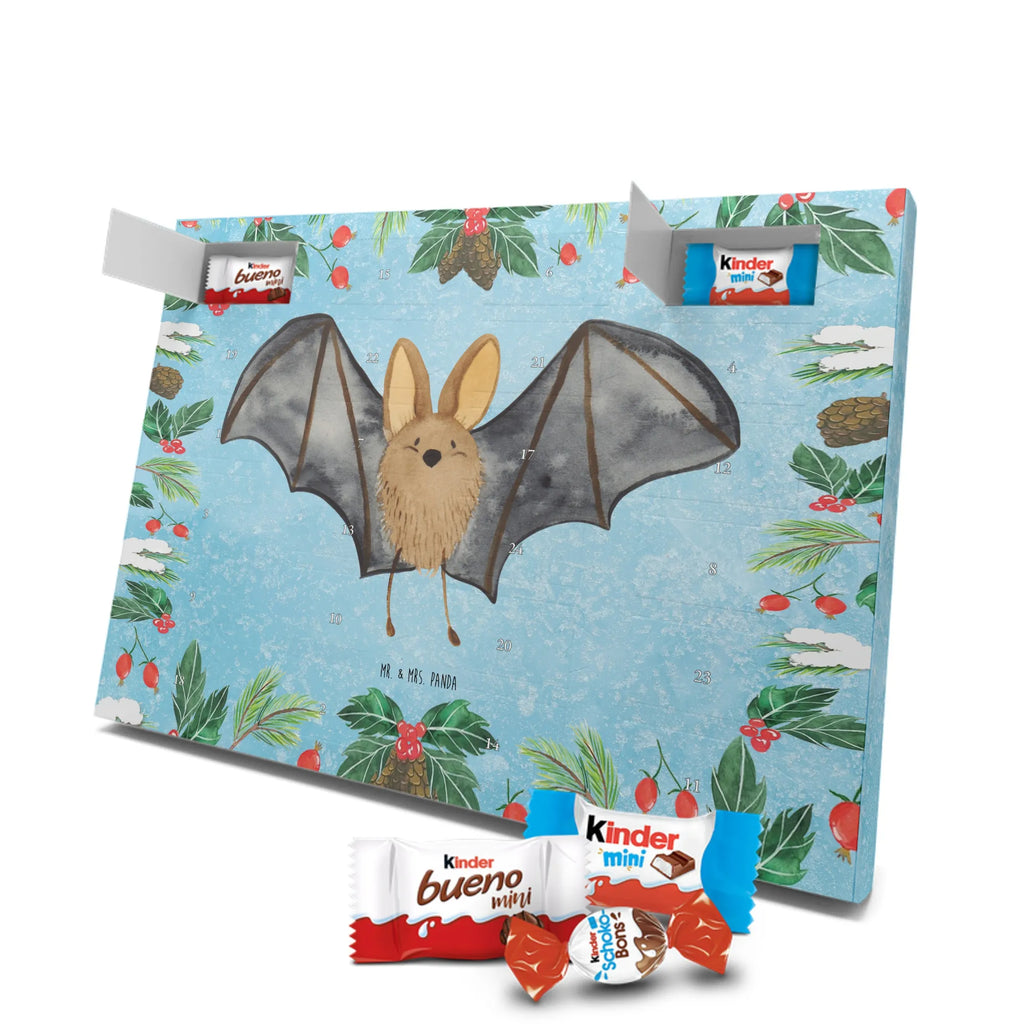 Chocolate advent calendar bat wing gift ideas, gifts, small animals, good mood, cute, funny sayings, cute animal motives, hand drawn, special gifts, card, animal lover