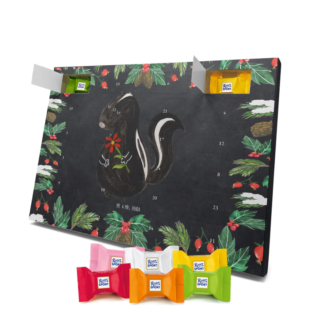 Chocolate advent calendar skunk flower wild animal, daydreamer, predator, dreamy, stink