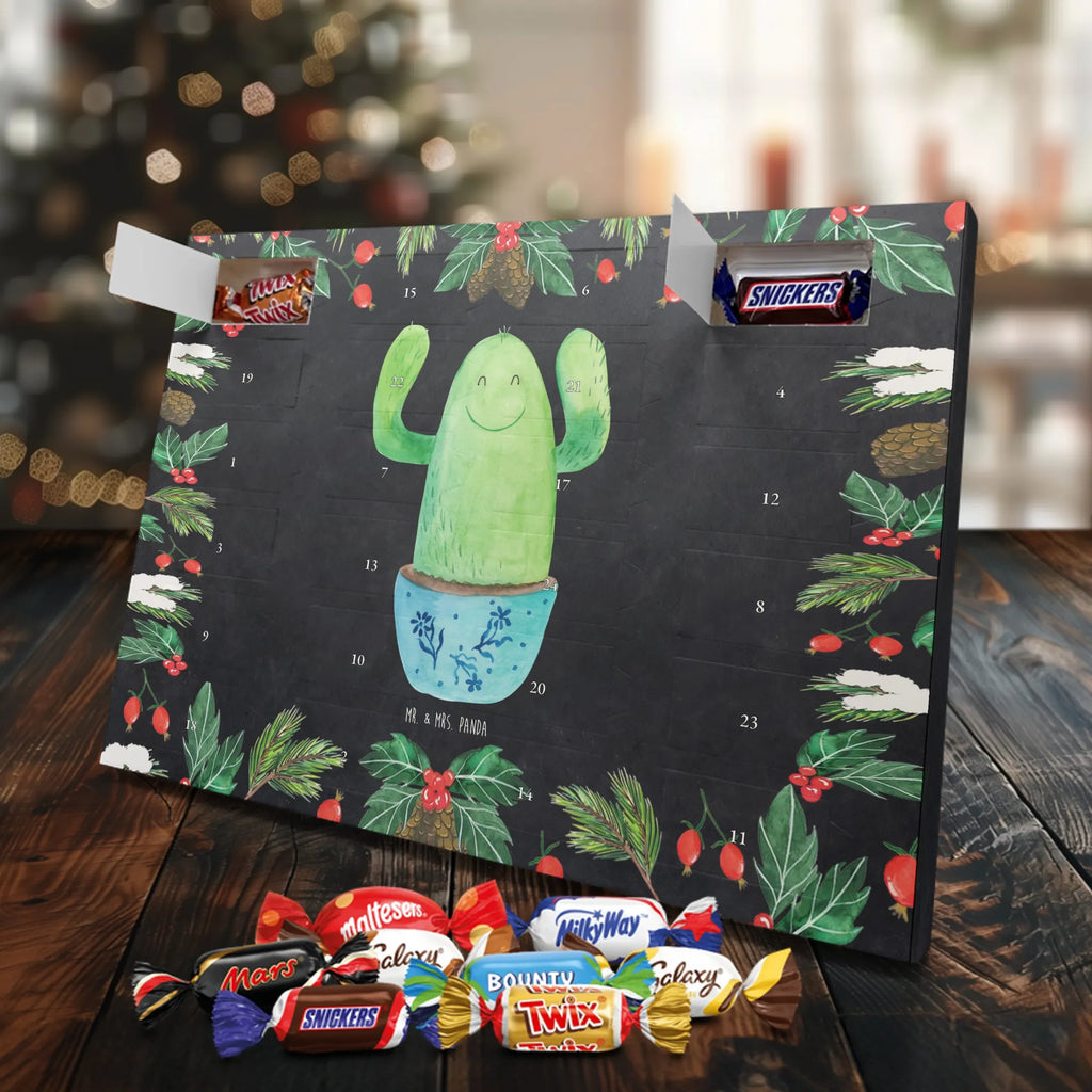 Chocolate advent calendar cactus happy cactus, cactuses, plants, small green cactus, cactus plant, cacti, child protection, colleague, friend, office life, new start, saying, education, mother