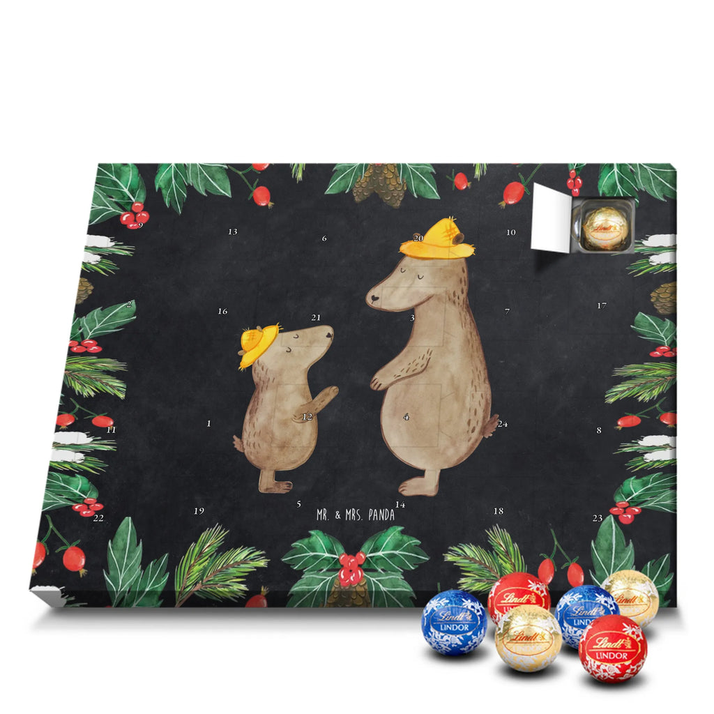 Chocolate advent calendar Bears with hats Father's Day, Mother's Day, favourite person, child, father-son, son, father, role model, children, father's day, sons