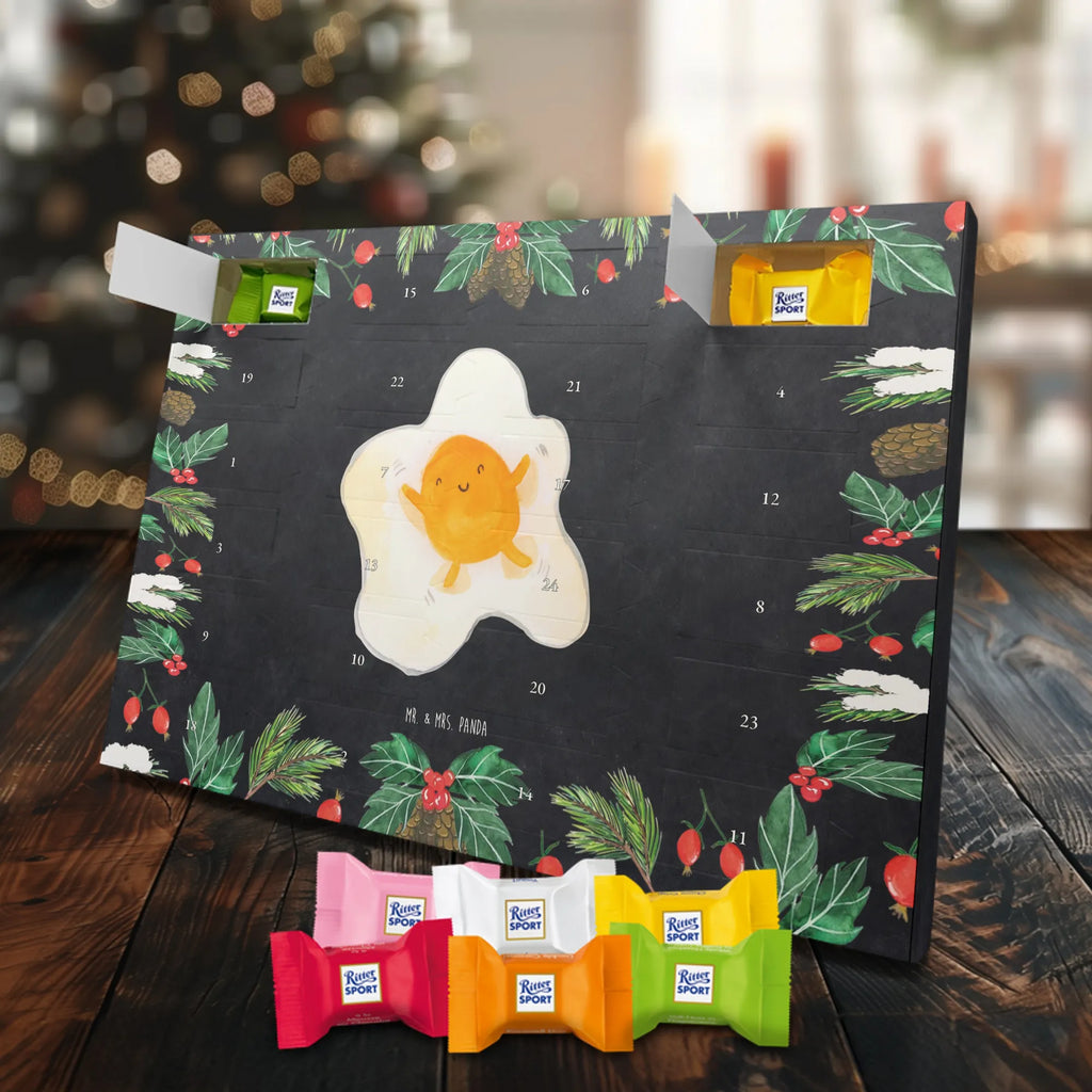 Chocolate advent calendar Fried egg egg gift ideas, gifts, small animals, good mood, cute, funny sayings, cute animal motives, hand drawn, special gifts, card, animal lover, nice, Egg, fried egg, day