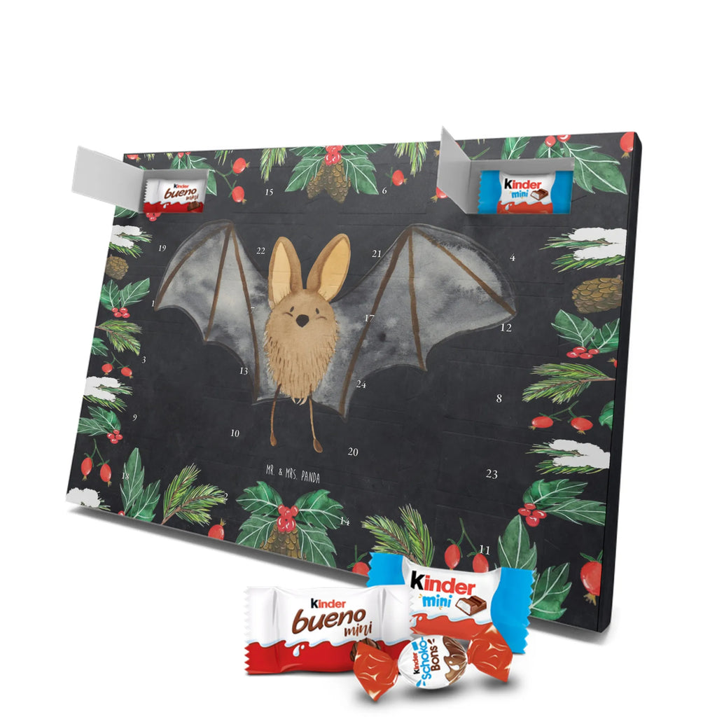 Chocolate advent calendar bat wing gift ideas, gifts, small animals, good mood, cute, funny sayings, cute animal motives, hand drawn, special gifts, card, animal lover