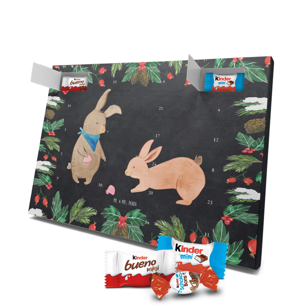 Chocolate advent calendar Bunnies with seashell Father's Day, Mother's Day, rabbits, girlfriends, collecting shells, girlfriend, shells, best friend