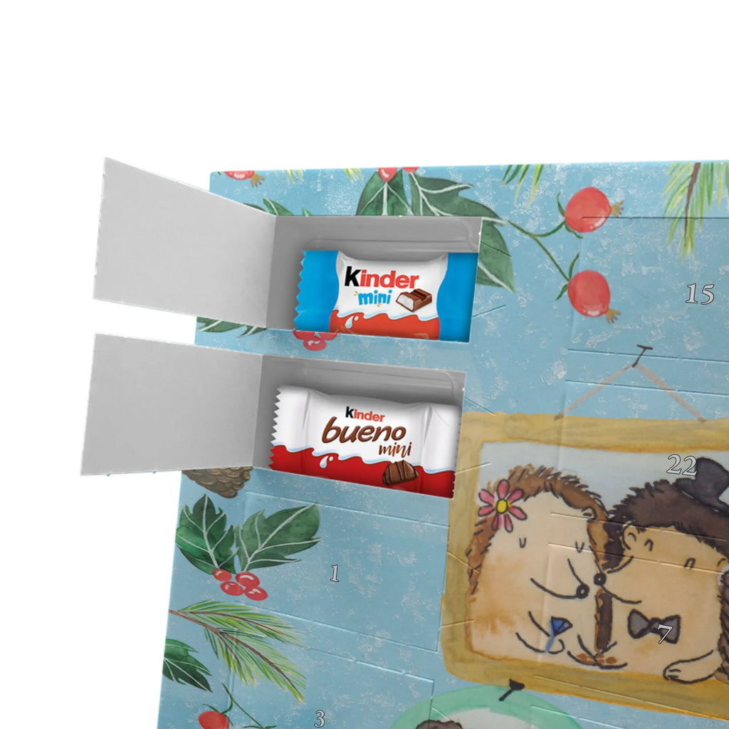 Chocolate advent calendar Hedgehog family Father's Day, Mother's Day, hedgehogs, pictures, solidarity, mum