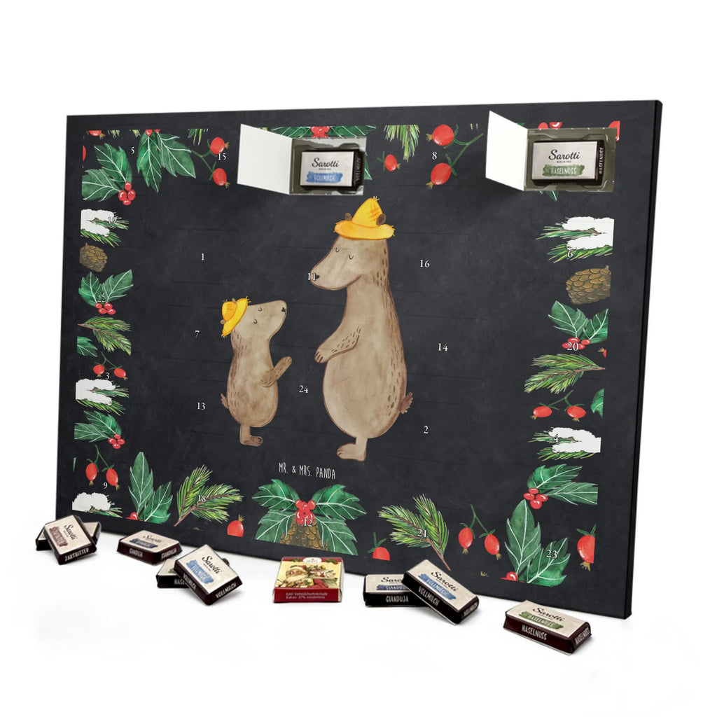 Chocolate advent calendar Bears with hats Father's Day, Mother's Day, favourite person, child, father-son, son, father, role model, children, father's day, sons