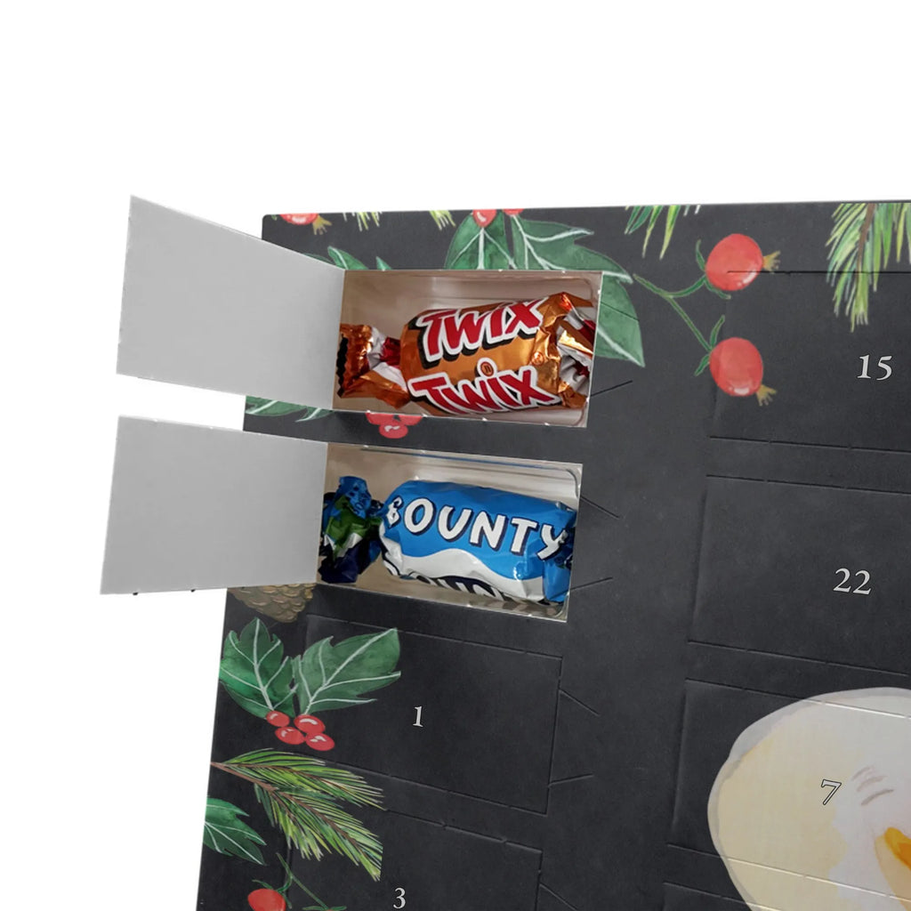 Chocolate advent calendar Fried egg egg gift ideas, gifts, small animals, good mood, cute, funny sayings, cute animal motives, hand drawn, special gifts, card, animal lover, nice, Egg, fried egg, day