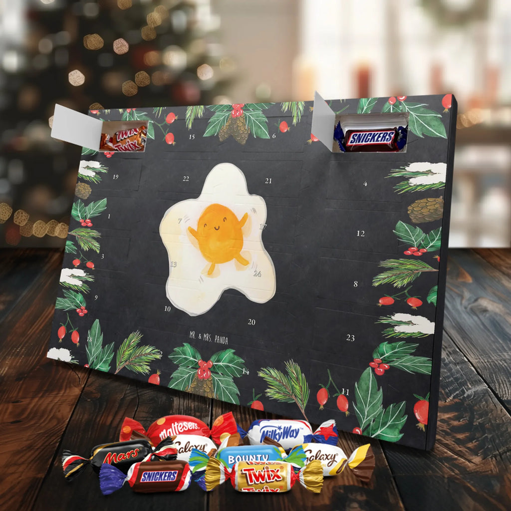 Chocolate advent calendar Fried egg egg gift ideas, gifts, small animals, good mood, cute, funny sayings, cute animal motives, hand drawn, special gifts, card, animal lover, nice, Egg, fried egg, day