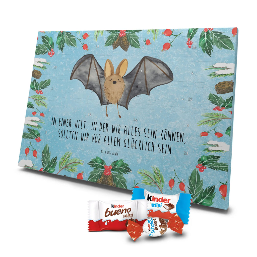 Chocolate advent calendar bat wing gift ideas, gifts, small animals, good mood, cute, funny sayings, cute animal motives, hand drawn, special gifts, card, animal lover